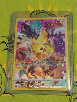 Pikachu 160/159 Secret Rare Crown Zenith Pokemon Holo Near Mint - Image 1