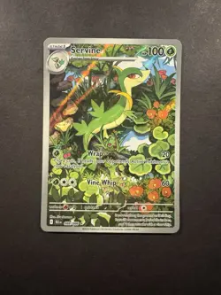 2025 POKEMON BLACK BOLT #088/086 SERVINE ILLUSTRATION RARE NM - Image 1