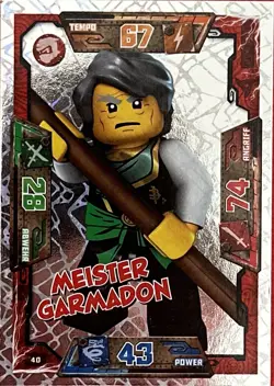 Meister Garmadon - LEGO Ninjago Trading Card Game - Serie 1 - Nr. 40 - Image 1