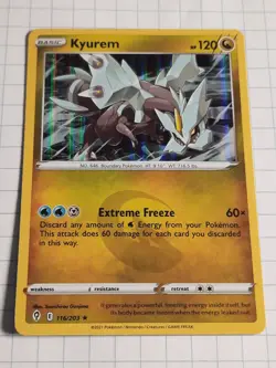 Pokemon TCG Kyurem Evolving Skies 116/203 Holo Holo Rare - Image 1
