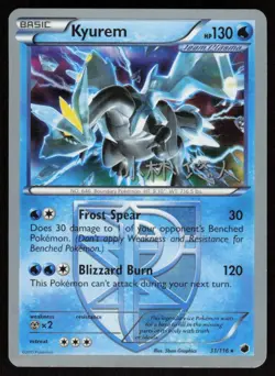 Kyurem (Haruto Kobayashi) 31/116 Holo Rare World Championship Decks Pokemon LP - Image 1