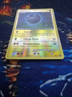 Pokemon ⭐ Voltorb Lv.33 SH3 Stormfront EXC 🇬🇧 Shiny Secret Rare Holo - Image 4