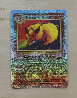 Flareon 10/110 Legendary Collection Reverse Holo Rare English 2002 70 HP - Image 1