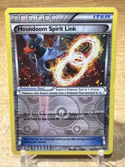 Houndoom Spirit Link 142/162 Uncommon BREAKthrough Pokemon Reverse Holo MP - Image 1