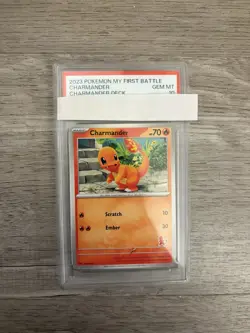 2023 Pokemon My First Battle Charmander Deck - Charmander PSA 10 - Image 1