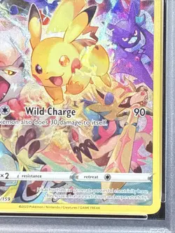 Pokemon Pikachu Crown Zenith 160/159 PSA 9 MINT Full Art Secret Rare - Image 5