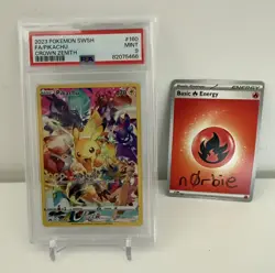 Pokemon TCG Pikachu 160/159 SWSH Crown Zenith Secret Rare PSA 9 MINT - Image 1