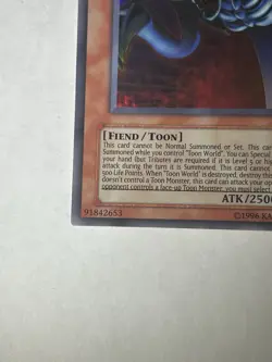 Toon Summoned Skull Spell Ruler SRL-073 LP/NM Original Yugioh - Image 3