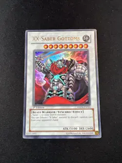 Yu-Gi-Oh! XX-Saber Gottoms (NM) 1st Edition ANPR-EN044 Ultra Rare - Image 1