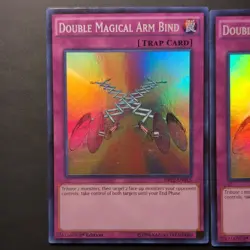 Konami Yu-Gi-Oh! Double Magical Arm Bind DRL2-EN015 1st Ed Foil LP x3 - Image 2