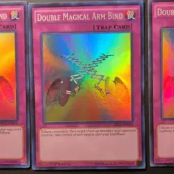 Konami Yu-Gi-Oh! Double Magical Arm Bind DRL2-EN015 1st Ed Foil LP x3 - Image 3