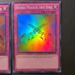 Konami Yu-Gi-Oh! Double Magical Arm Bind DRL2-EN015 1st Ed Foil LP x3 - Image 4
