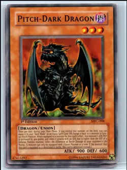 YuGiOh - 1st Edition Pitch-Dark Dragon [MFC - MFC-008] - Common / Short Print/NM - Image 1