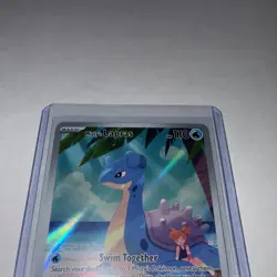 MISTYS LAPRAS POKEMON HOLO ILLUSTRATION RARE DESTINED RIVALS NM 194/182 2025 - Image 4