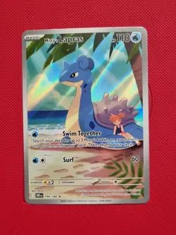 💥Pokemon - Mistys Lapras 194/182 Illustration Rare - Destined Rivals - Image 1