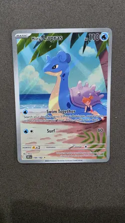 Mistys Lapras - Illustration Rare - 194/182 - Destined Rivals Pokemon NM/M - Image 1