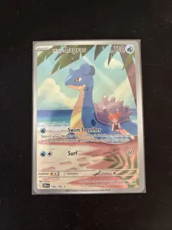 Mistys Lapras 194/182 Illustration Rare Pokemon Destined Rivals Pack Fresh - Image 1