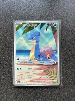 Mistys Lapras - Illustration Rare - 194/182 - Destined Rivals Pokemon NM/M - Image 1