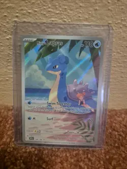 Mistys Lapras Illustration Rare 194/182 Destined Rivals Pokemon TCG NM - Image 1