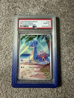 PSA 10 Mistys Lapras 194/182 Destined Rivals Illustration Rare Pokemon - Image 1