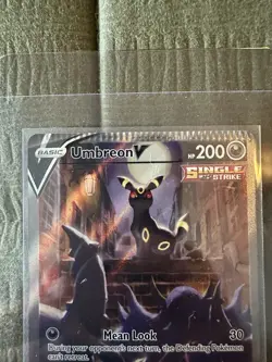 Umbreon v Alt Art 189/203 Evolving Skies / Crimped Error Card Near Mint - Image 3