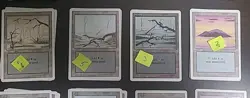 MTG Revised Land Lot 109 Cards - Image 3