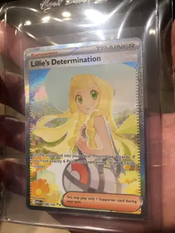 Lillie's Determination Pokemon Card SIR 184/132 Mega Evolutions ENGLISH - Image 1