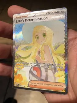 Lillie's Determination Pokemon Card SIR 184/132 Mega Evolutions ENGLISH - Image 4