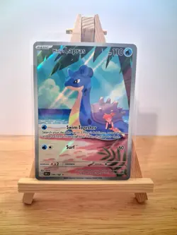 Pokemon TCG Mistys Lapras 194/182 Destined Rivals Illustration Rare - Image 1