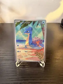 Pokemon TCG Mistys Lapras 194/182 Destined Rivals Illustration Rare - Image 1