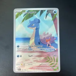 Pokemon TCG Mistys Lapras 194/182 Destined Rivals Illustration Rare - Image 1