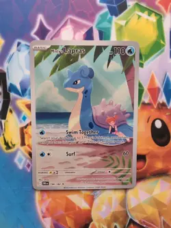Pokemon TCG Mistys Lapras 194/182 Destined Rivals Illustration Rare - Image 1