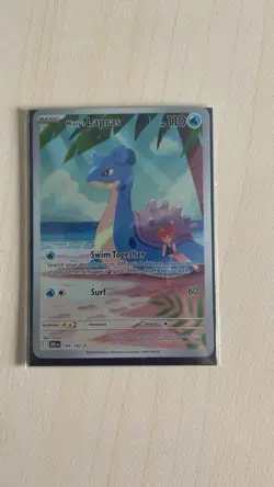 Pokemon TCG Mistys Lapras 194/182 Destined Rivals Illustration Rare - Image 1