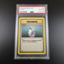 PSA 10 Potion 94/102 Trainer Base Set 1999 Pokemon Card Graded - Image 1