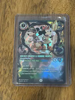 Lorcana Mickey & Minnie Adventuring Duo 238/207 Enchanted Foil - Image 1