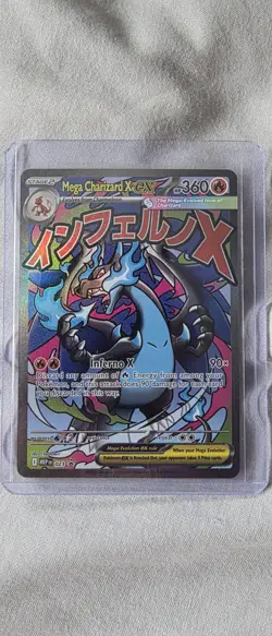 Pokemon TCG Mega Charizard X ex 023 Mega Evolution Black Star Promo NM/M - Image 1