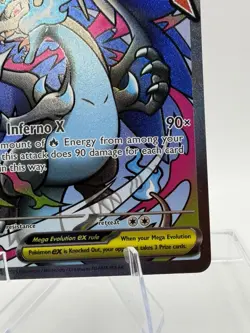 Mega Charizard X ex Pokemon Evolution Black Star (MEP) Promo #023 NM - Image 4