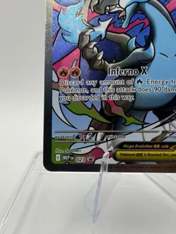 Mega Charizard X ex Pokemon Evolution Black Star (MEP) Promo #023 NM - Image 5