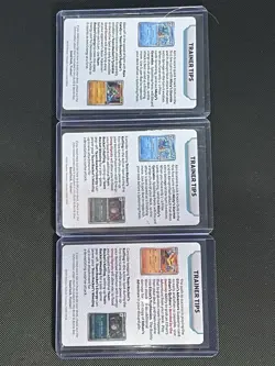 3 Destined Rivals Trainer Tip Cards Lot - Image 2