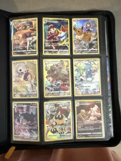 Pokemon TCG Mixed Collection JP And ENG Art Binder Over 200 Cards Art Rare Holos - Image 1