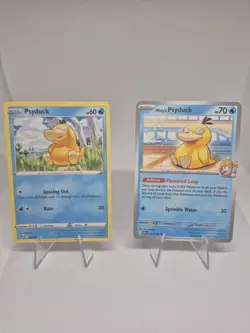 Psyduck 028/189 And Psyduck 045/182 Pokemon Card Lot B4 - Image 1