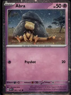 Abra - (Cosmos Holo) Holo Promo Miscellaneous Cards & Products 063/165 NM - Image 1