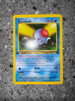 Pokemon TCG Cards 1st Edition Tentacool 56/62 Fossil NM - Image 3