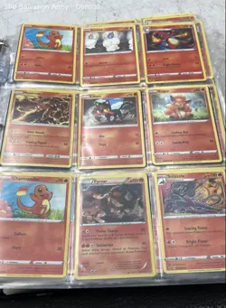 Pokemon Ponyta Charmander And More Binder Collection Trading Cards Lot - Image 4