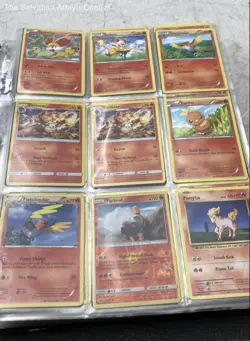 Pokemon Ponyta Charmander And More Binder Collection Trading Cards Lot - Image 5