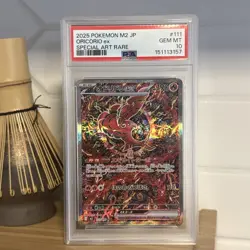 PSA 10 Oricorio Ex SAR 111/080 M2 Scarlet & Violet 2025 Pokemon Card Japanese - Image 1