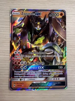 Zygarde GX 73/131 Sm-Forbidden Light Holo Card Near Mint Condition - Image 1