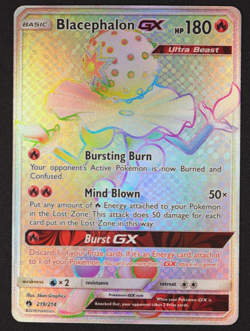 2018 Blacephalon GX 219/214 Lost Thunder Pokemon TCG Trading Card Game Secret - Image 1
