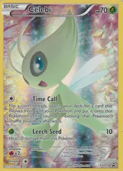 Celebi XY111 XY Black Star Promo Pokemon Card NEAR MINT TCG - Image 1
