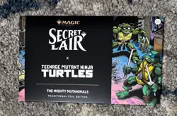 New! Sealed MTG Secret Lair Teenage Mutant Ninja Turtles the Mighty Mutanimals - Image 1